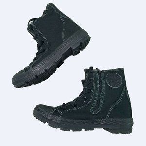 Converse Black Zip Lace Hi Top Sneakers